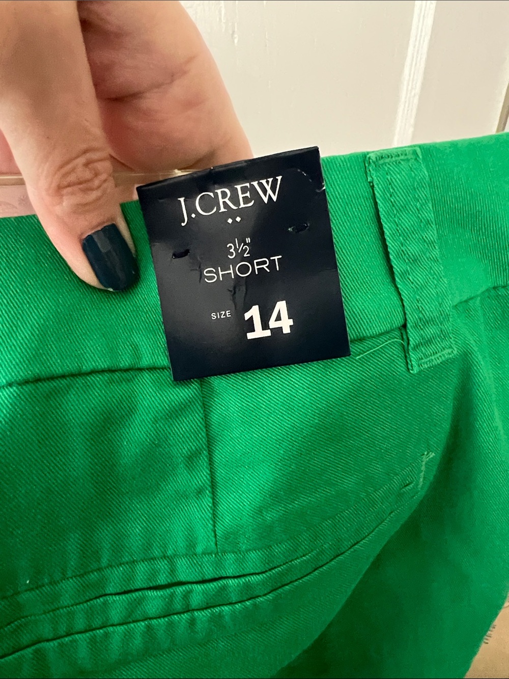J.Crew Factory Classic Chino Shorts Green Size 14 NWT - Picture 8 of 8